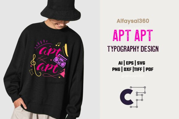 Apt Apt Typography: Where Music Meets Modern Design