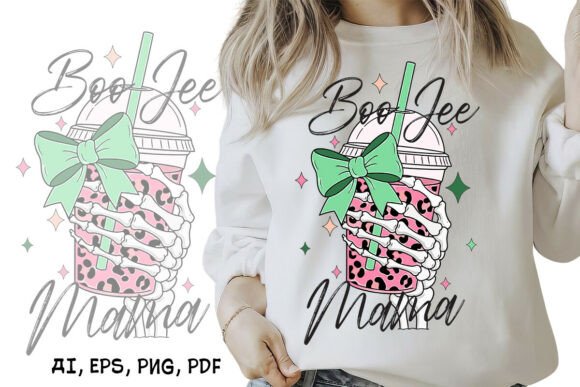 Boojee Mama Spooky T Shirt Design: Where Halloween Meets High Fashion