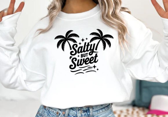 Capture Summer's Vibe: The Salty But Sweet T-Shirt Design
