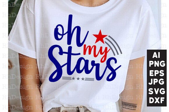 Celebrate Independence Day with Oh My Stars SVG Design