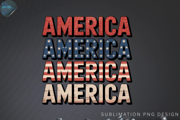 Celebrate with America Sublimation PNG Design