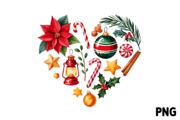 Christmas Love T-shirt Design: A Festive Asset for Creators
