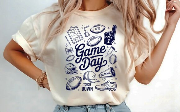 Game Day Touchdown T-shirt Design SVG: Your Ultimate Creative Play