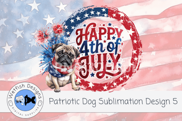 Patriotic Paws: Designing with Fourth of July Dog Design 5