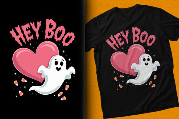 Spooky-Cute Charm: Using the Hey Boo Halloween Heart Design